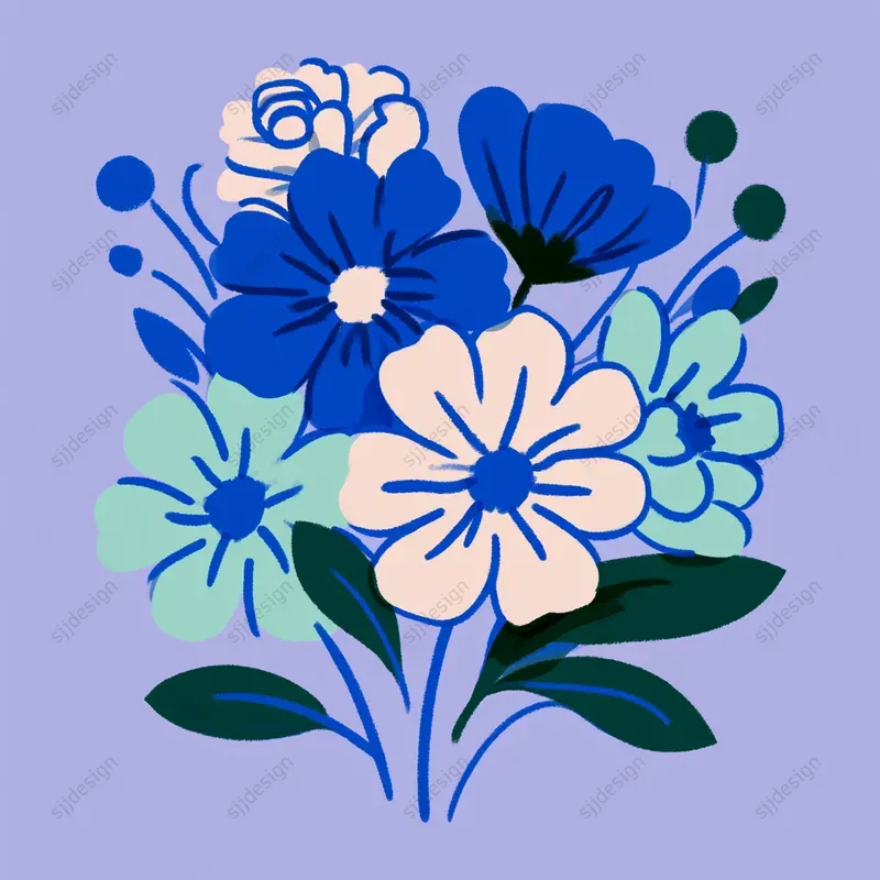 Cool Blue Mythic Clipart
