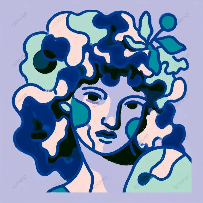 Cool Blue Mythic Clipart