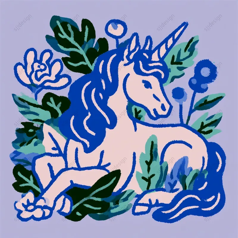 Cool Blue Mythic Clipart
