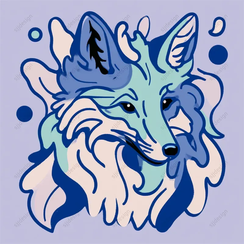 Cool Blue Mythic Clipart