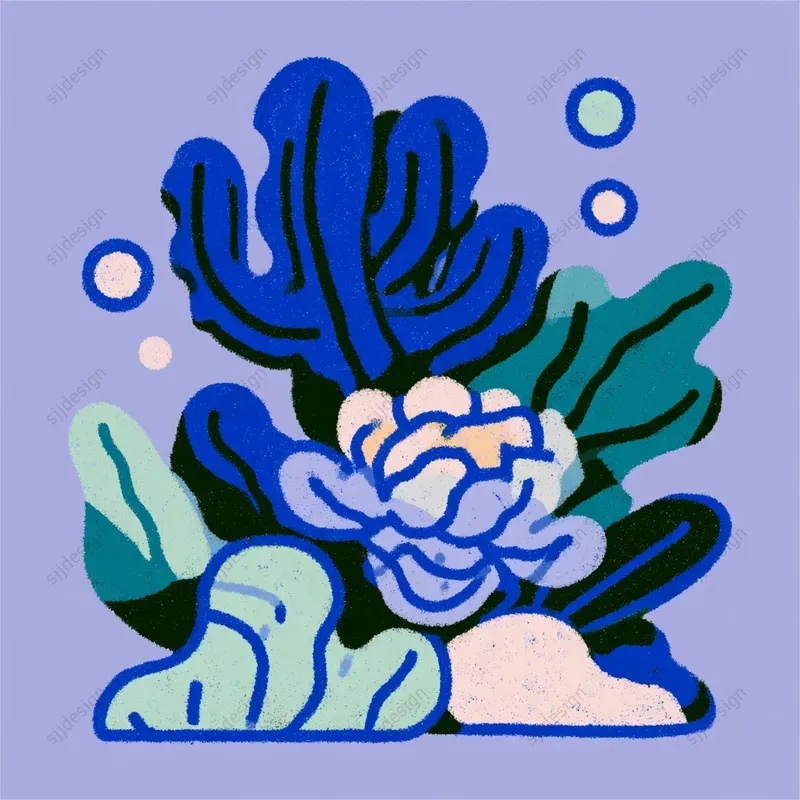 Cool Blue Mythic Clipart