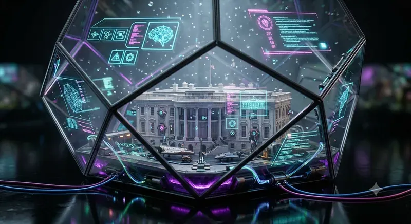 Cyberpunk Holographic Terrariums