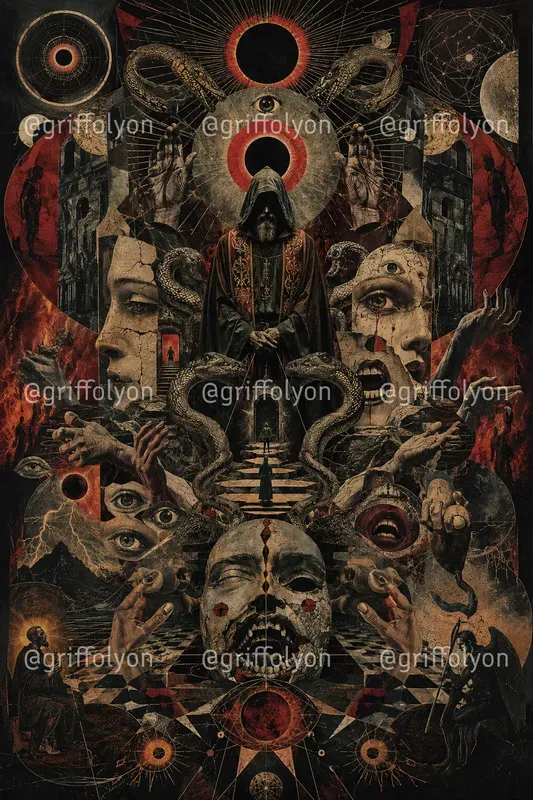 Surreal Occult Collages