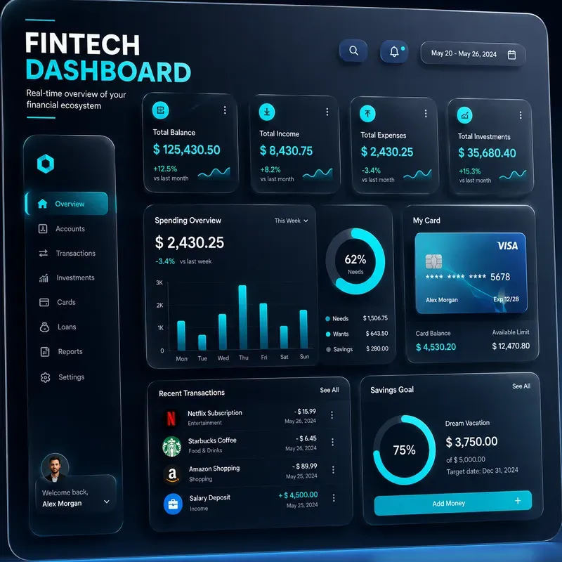 Premium 3D Corporate UI Posters
