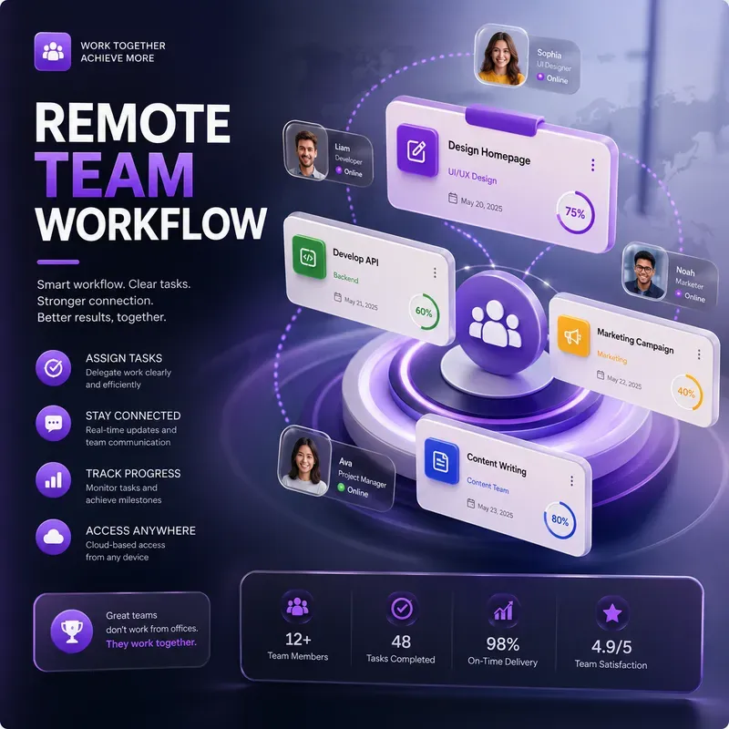 Premium 3D Corporate UI Posters