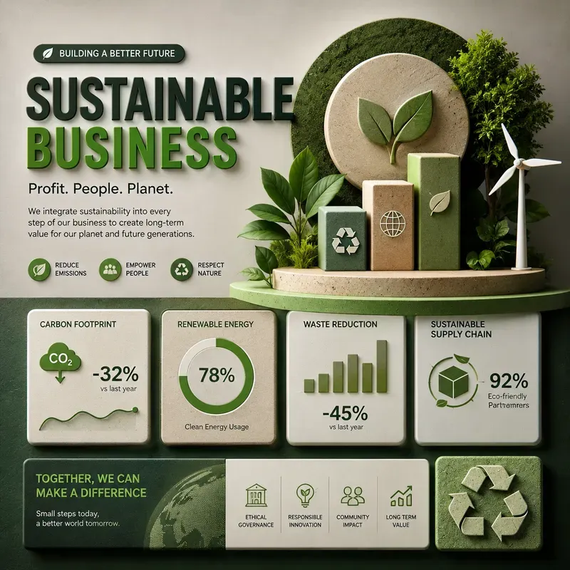 Premium 3D Corporate UI Posters