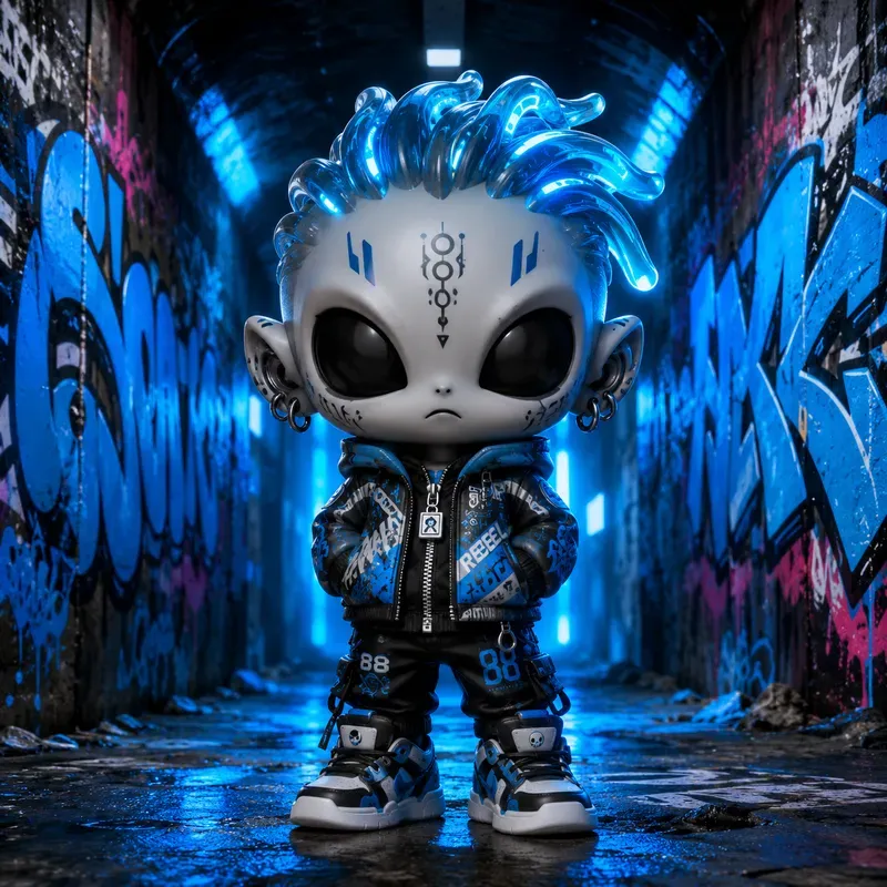 Urban Graffiti Vinyl Toy Creator Kits
