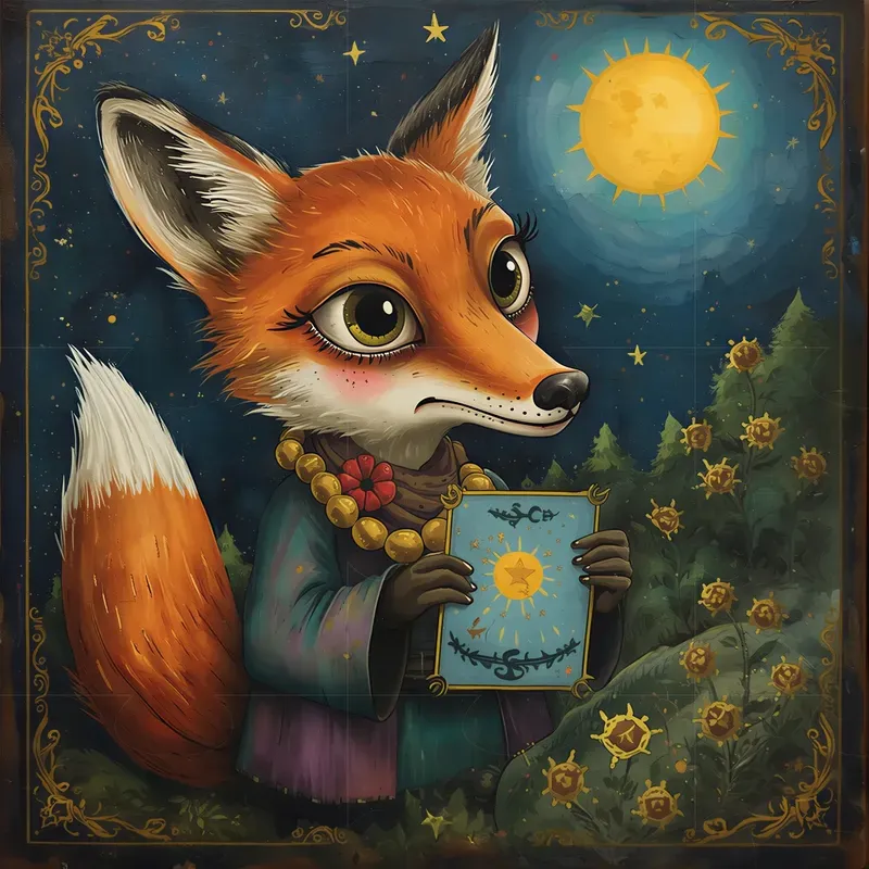 Whimsical Folk Art Tarot Characters
