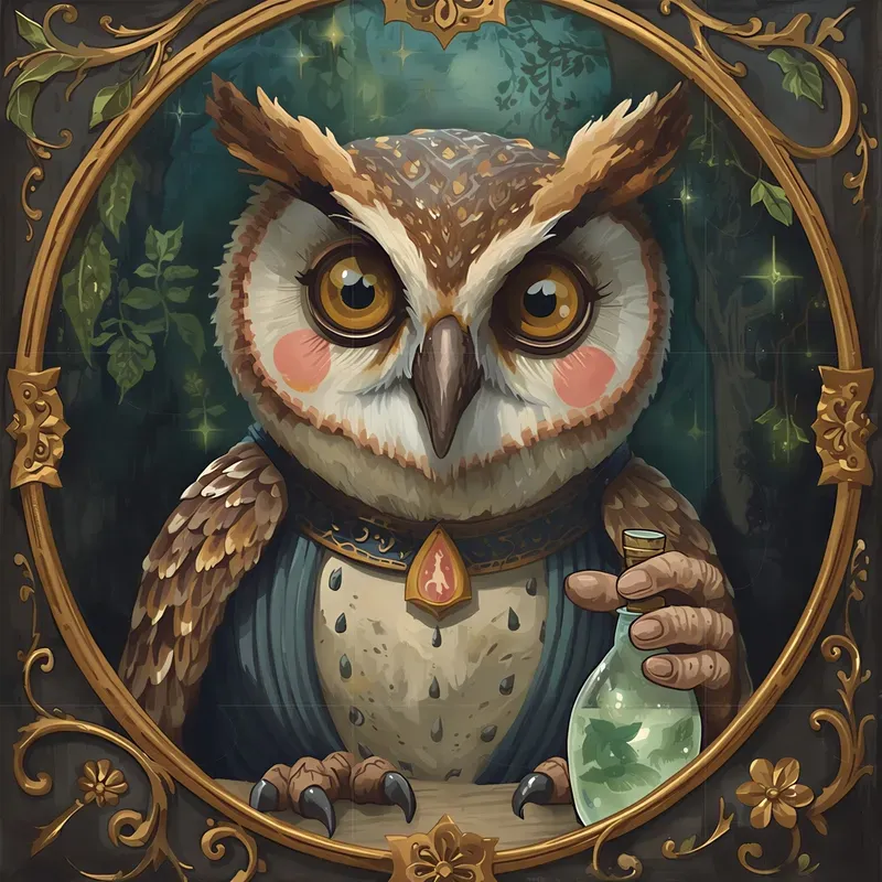 Whimsical Folk Art Tarot Characters