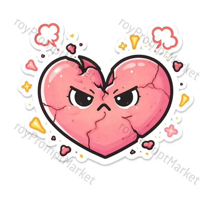 Expressive Clean Sticker Templates