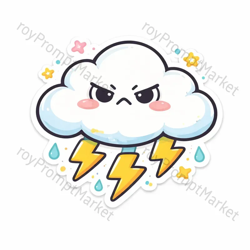 Expressive Clean Sticker Templates