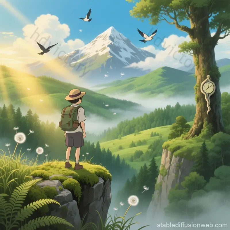 Studio Ghibli Landscape Art