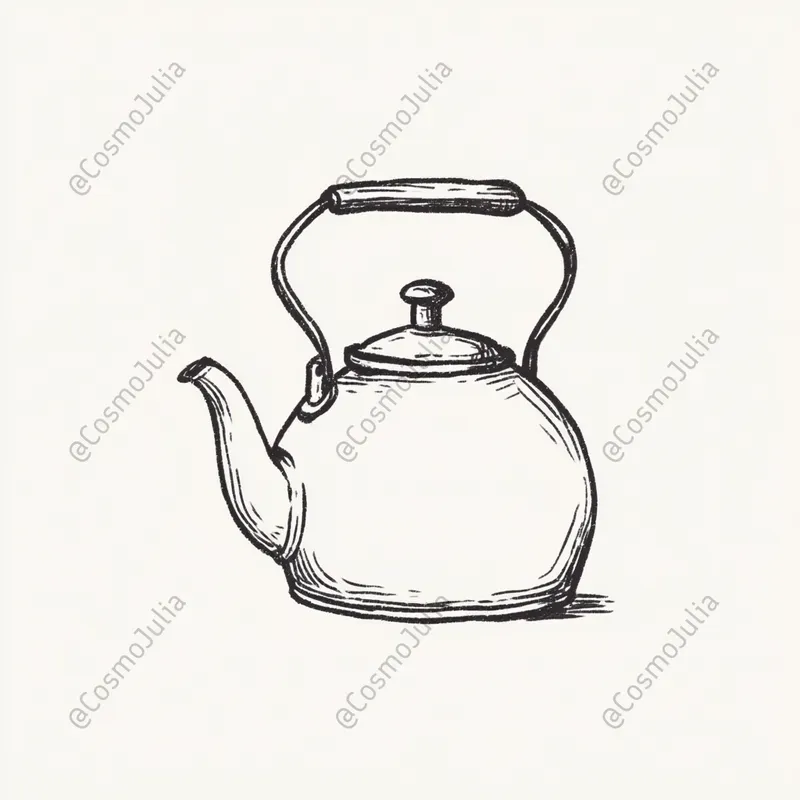 Minimalist Kitchen Doodle Clipart