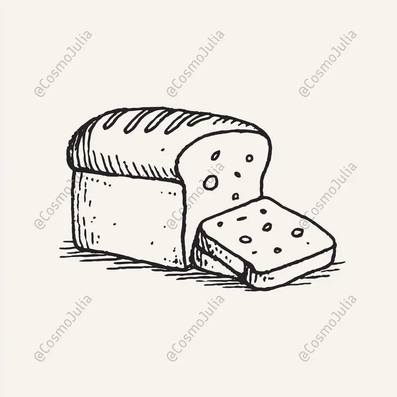 Minimalist Kitchen Doodle Clipart