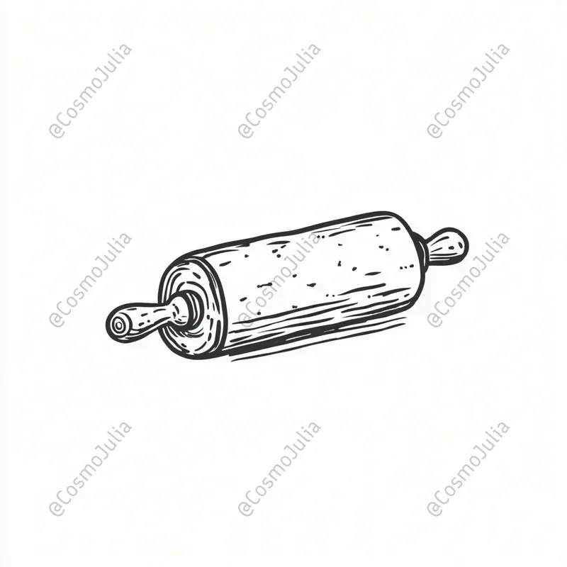 Minimalist Kitchen Doodle Clipart
