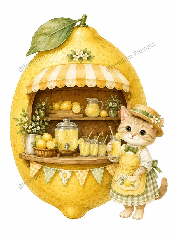 Whimsical Cozy Market Stand Facades Art
