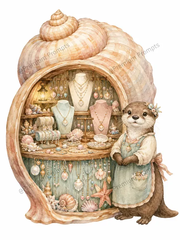 Whimsical Cozy Market Stand Facades Art