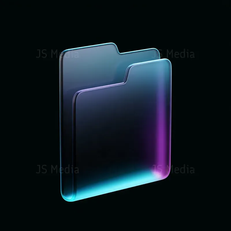 Frosted Glassmorphism Icons