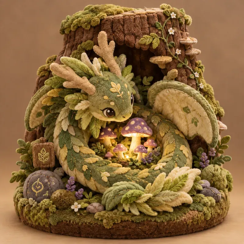 Magical Creature Bestiary Sewn Plushes