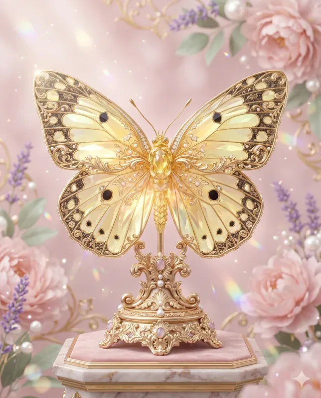 Crystal Butterfly Ornaments