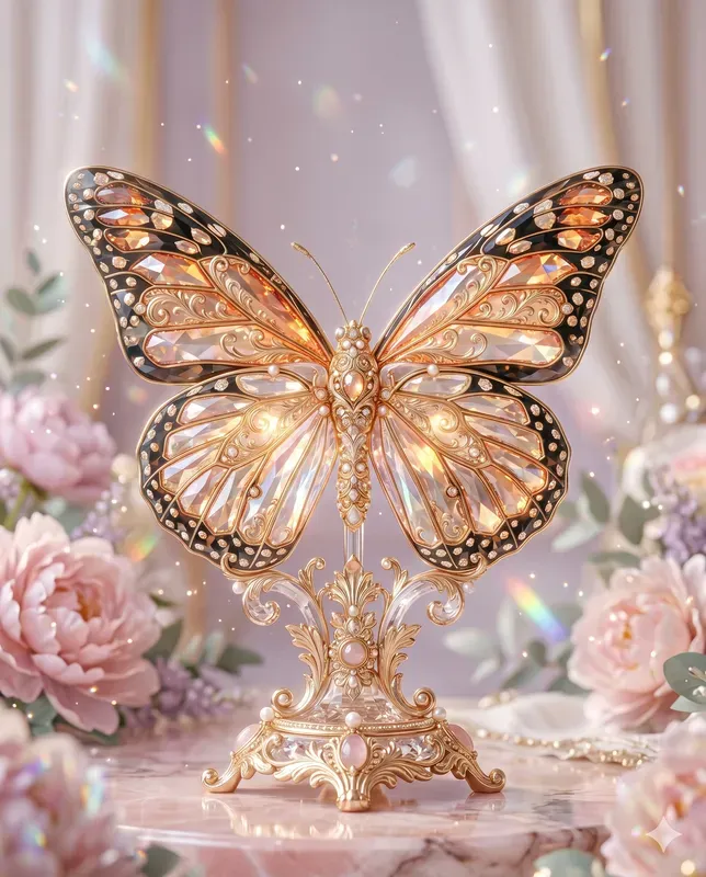 Crystal Butterfly Ornaments