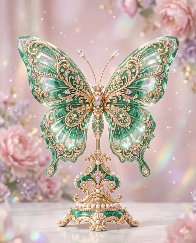 Crystal Butterfly Ornaments