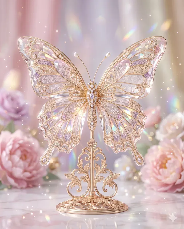 Crystal Butterfly Ornaments