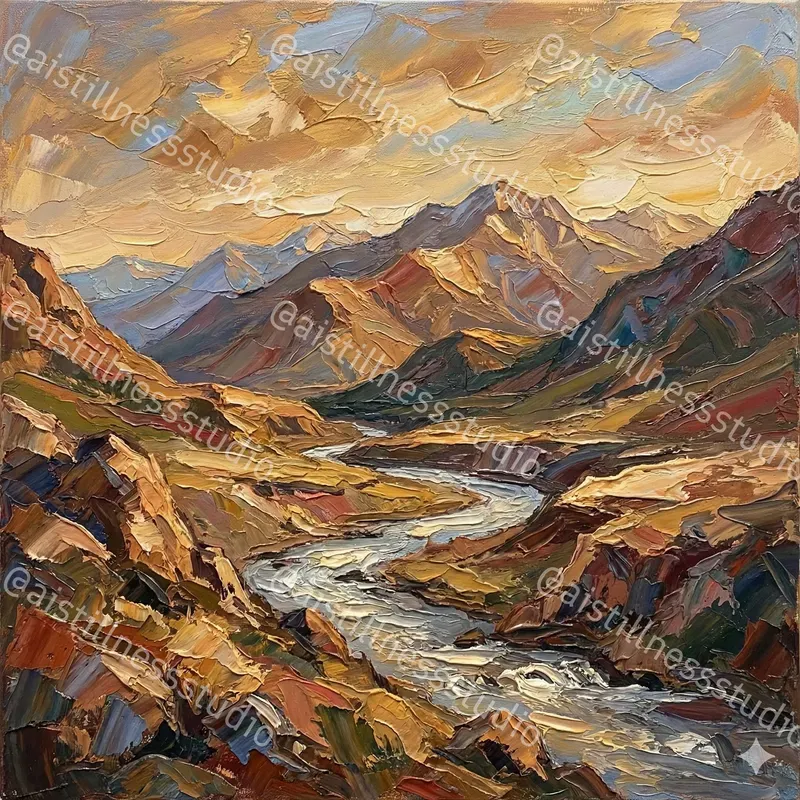 Expressive Oil Landscape Masters