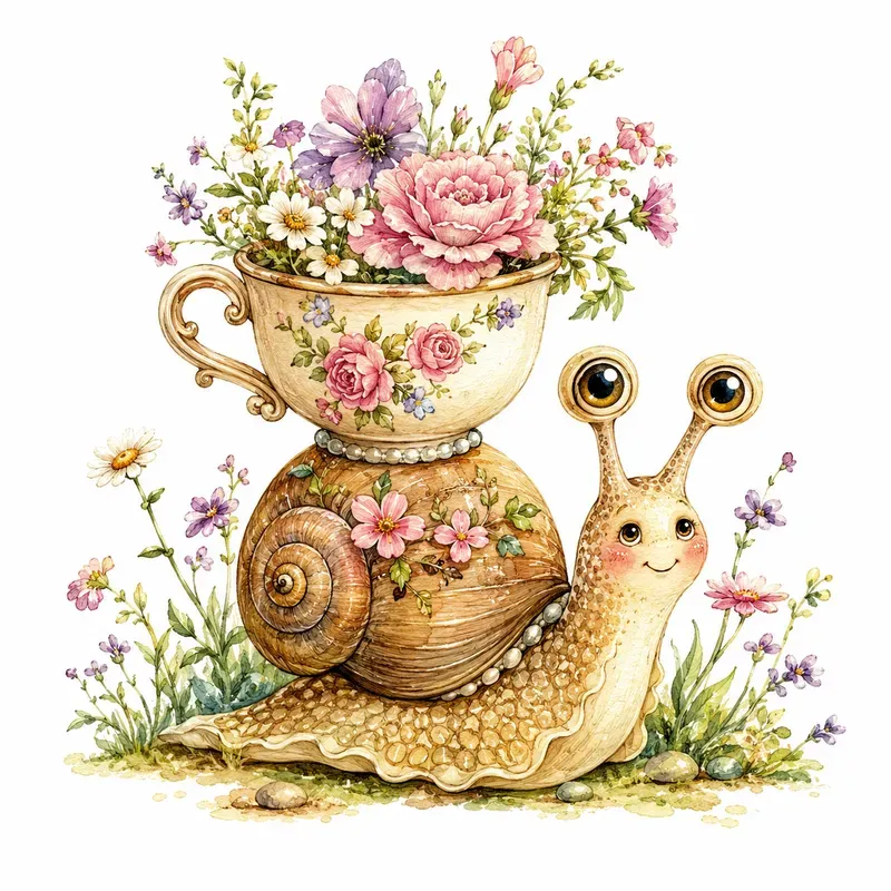 Whimsical Bee Garden Characters