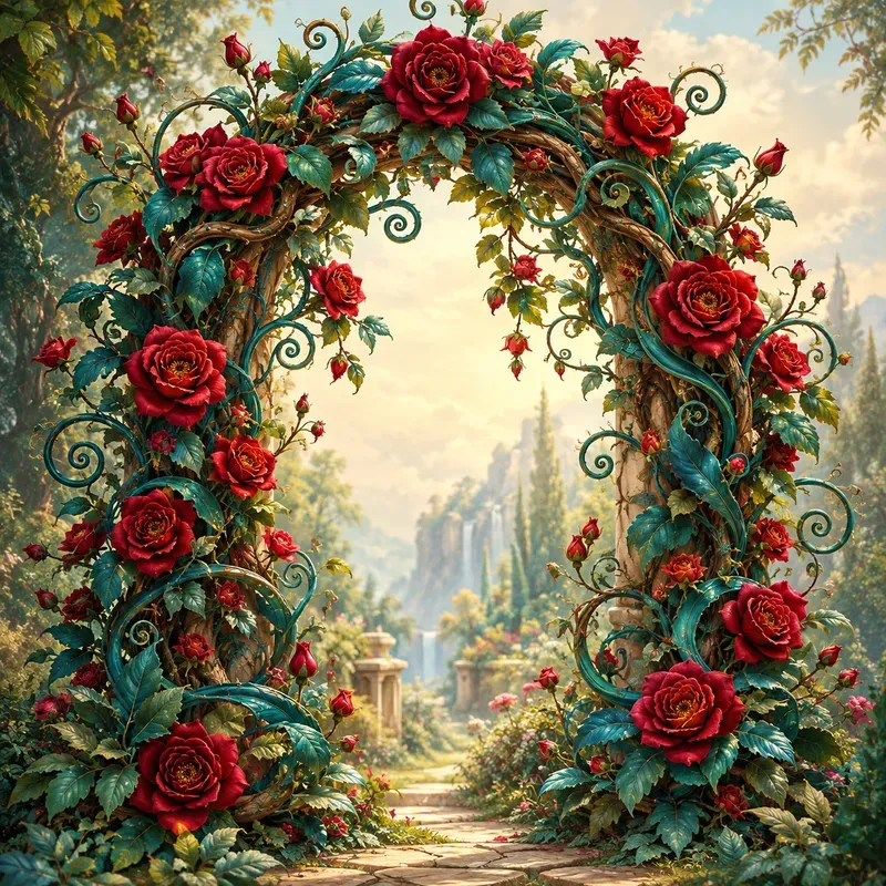 Botanical Vines Blossoms