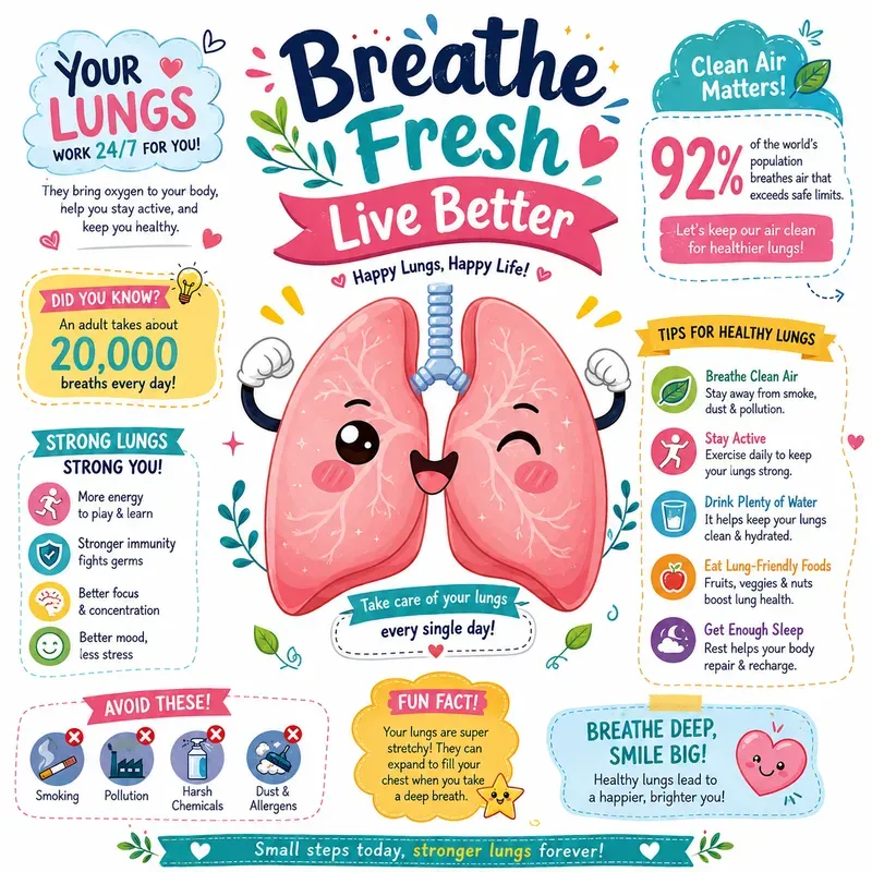 Cute Kawaii Medical Infographic Posters