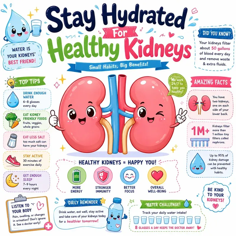 Cute Kawaii Medical Infographic Posters