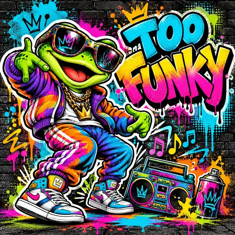 Funky Graffiti Character Posters