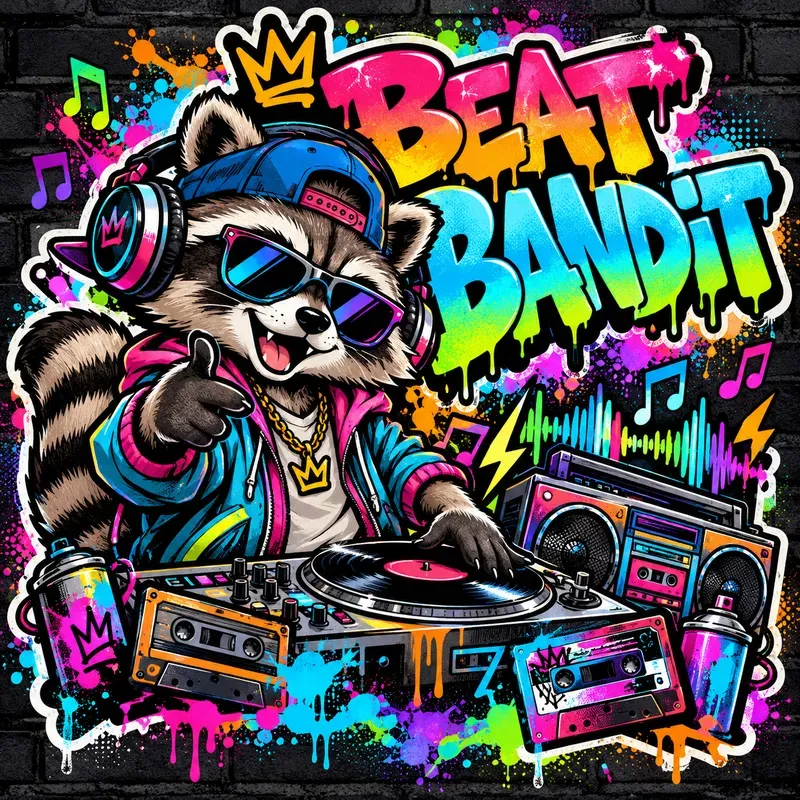 Funky Graffiti Character Posters