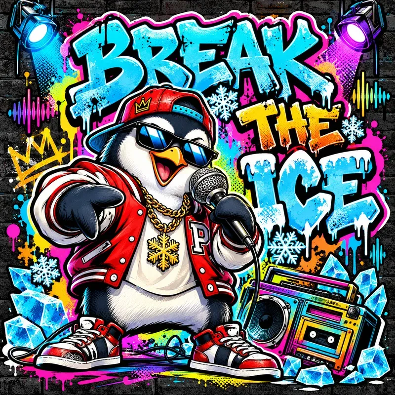 Funky Graffiti Character Posters