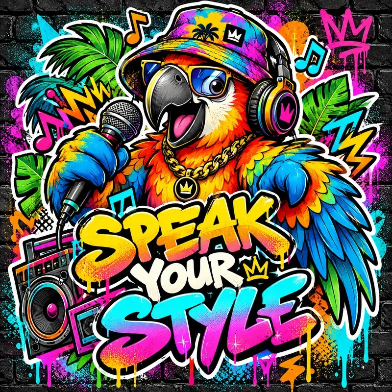 Funky Graffiti Character Posters