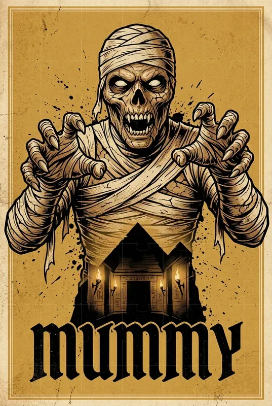 Vintage Horror Monster Poster Bundles