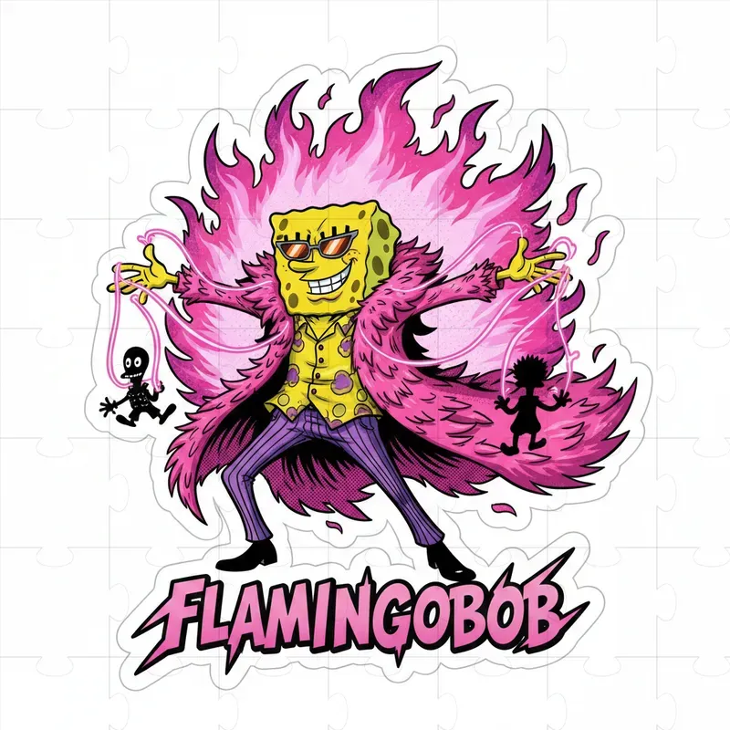 Western Cartoon Sticker Design Parodies