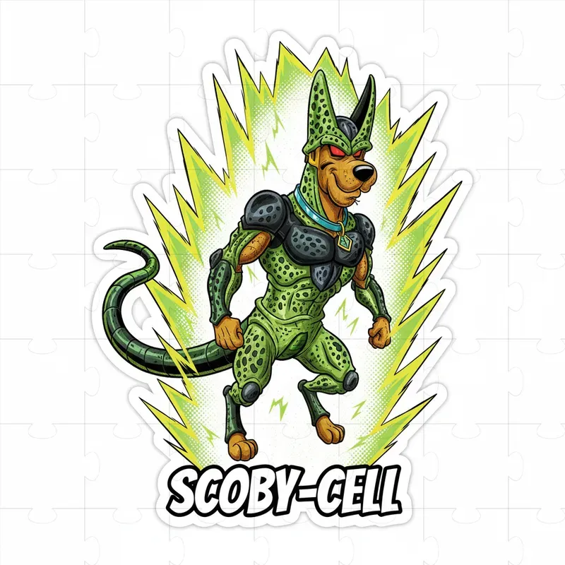 Western Cartoon Sticker Design Parodies