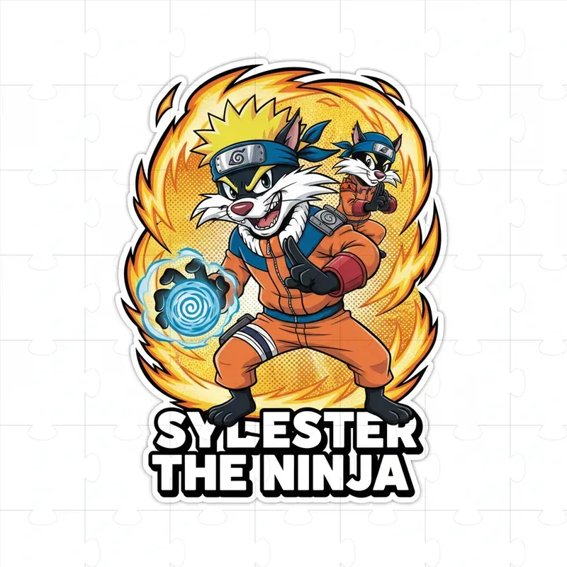Western Cartoon Sticker Design Parodies