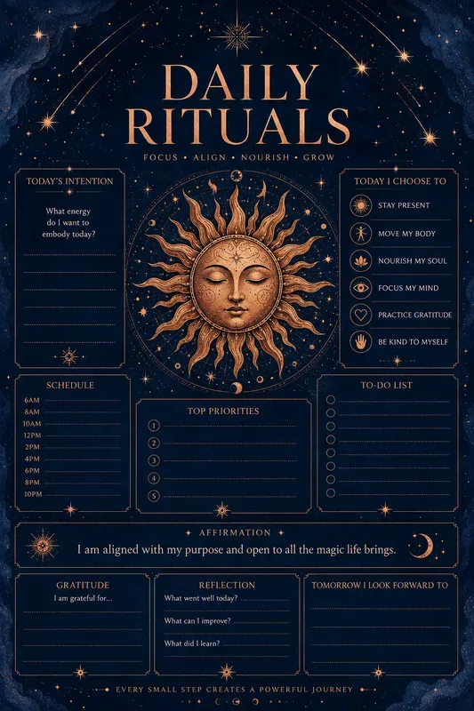 Astrology Digital Planner Dashboards