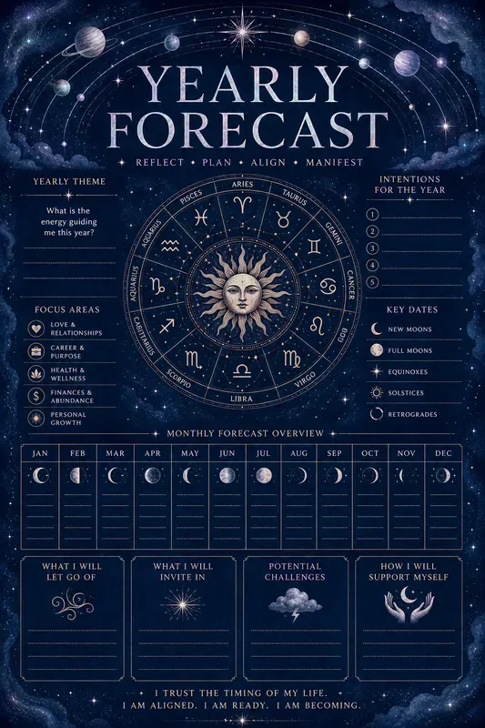 Astrology Digital Planner Dashboards