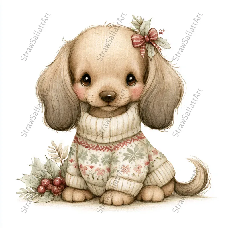 Cute Christmas Etsy Tshirt Cliparts