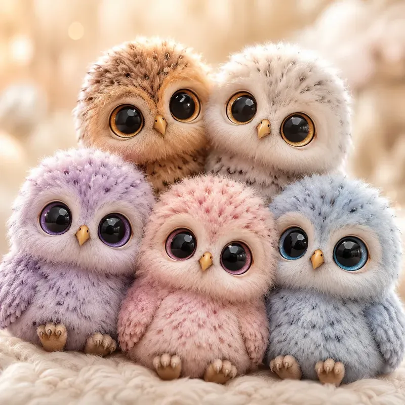 Ultra Cute Fluffy Fantasy Friends Packs