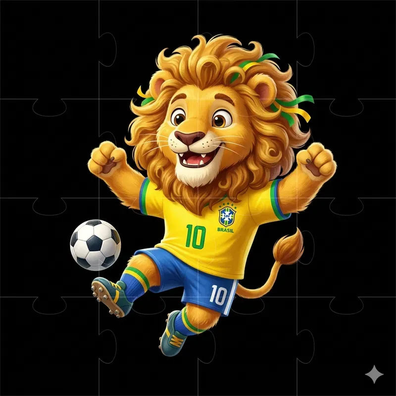 3D Cute World Cup Football Animals