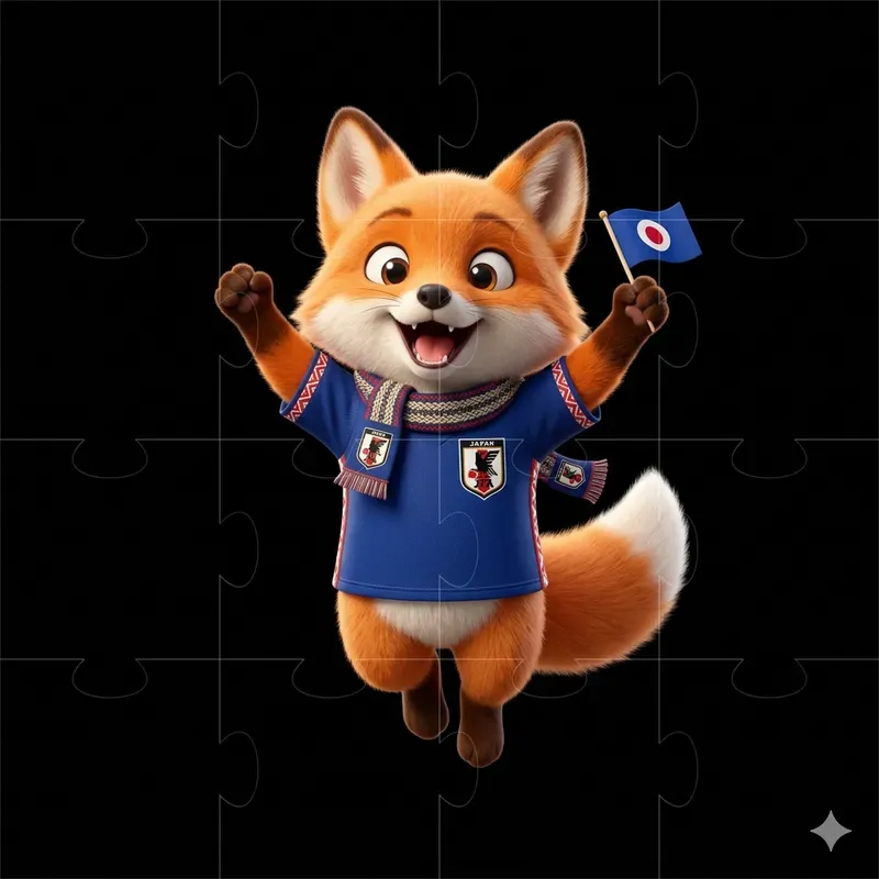3D Cute World Cup Football Animals