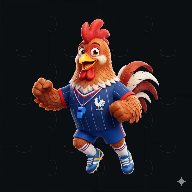 3D Cute World Cup Football Animals