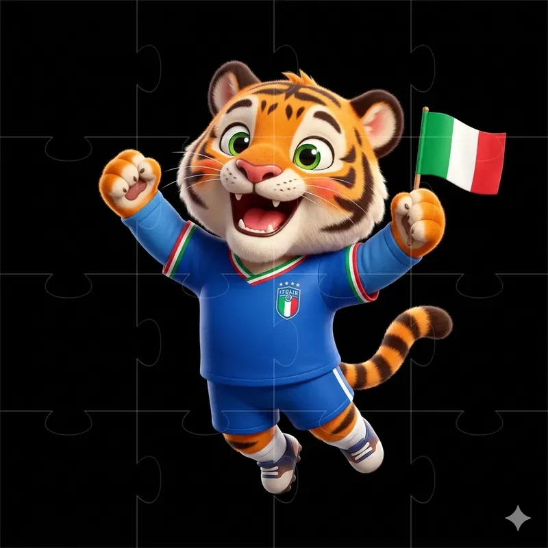 3D Cute World Cup Football Animals