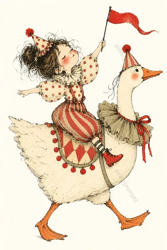 Whimsical Ink Characters