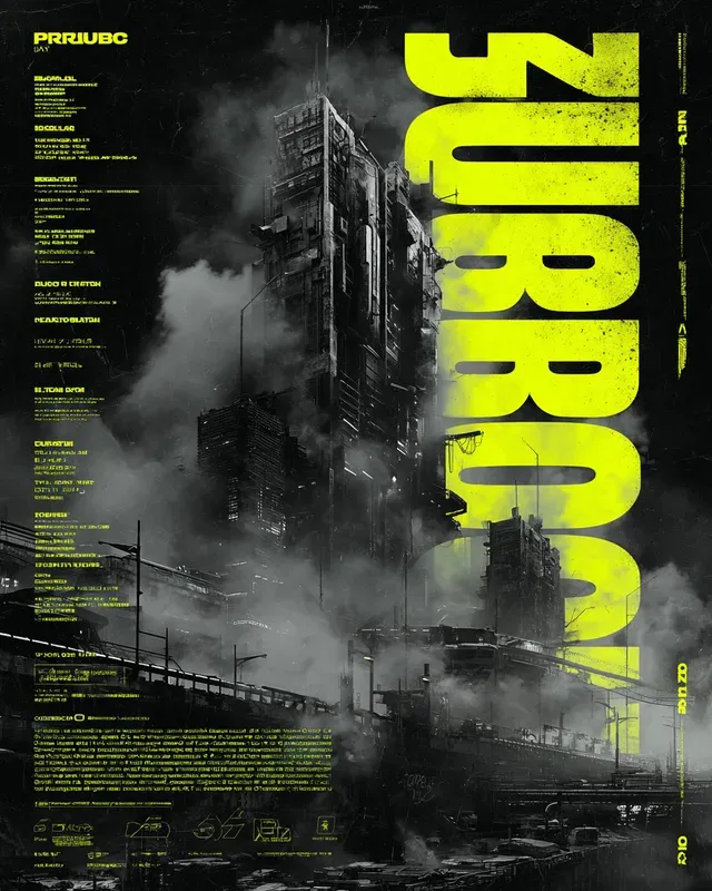 Cyberpunk Product Posters For Etsy